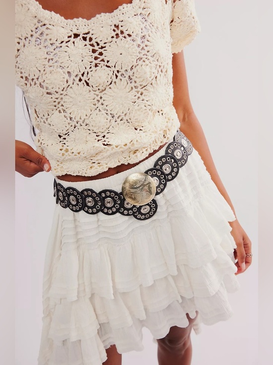 FREE PEOPLE | ✨NEW✨ Follow Your Arrow Belt in Black main image 6